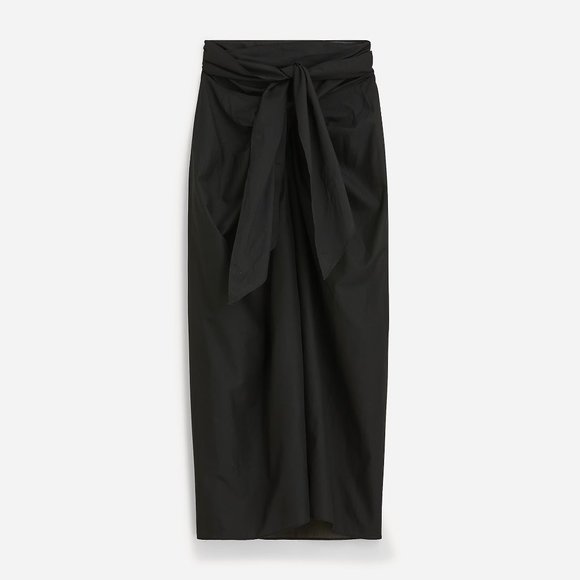 NWT J. Crew Convertible Beach Sarong (Black) XS - Picture 2 of 10